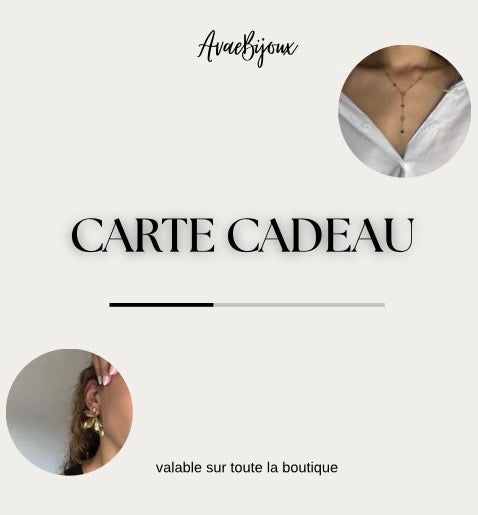 Carte- Cadeau AVAEBIJOUX